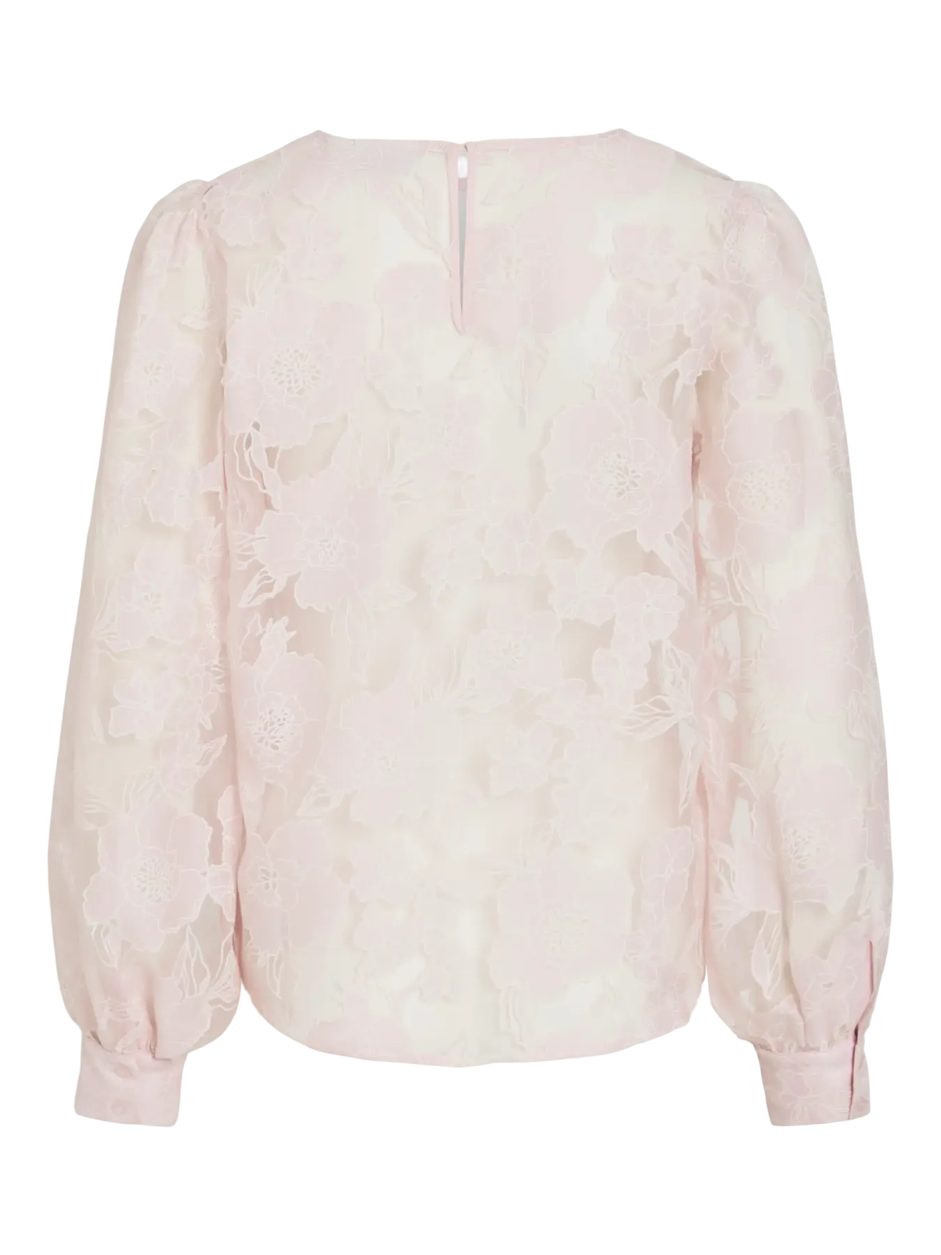 VL VIBILLIE O-NECK L/S TOP - lyserød