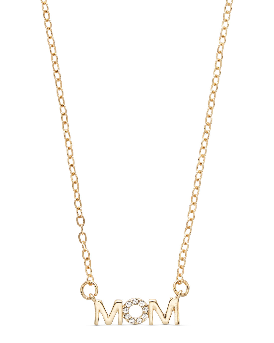 TS Mom Necklace - forgyldt