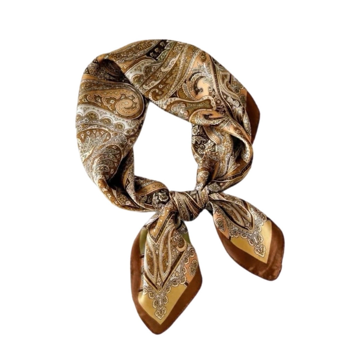 TS Søs Scarf - aw2 - mønstret - brunlige farver