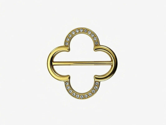 TS Madde Scarf Ring - forgyldt