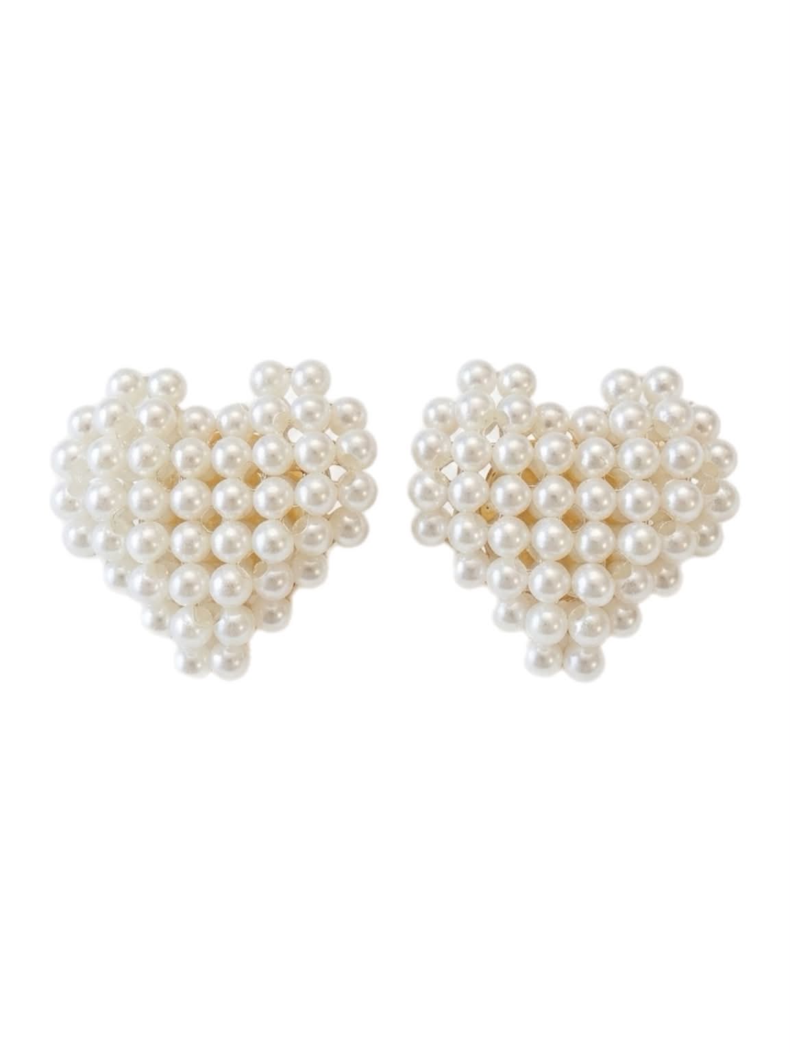 TS Button Cover All Pearls -stor - 2 pcs