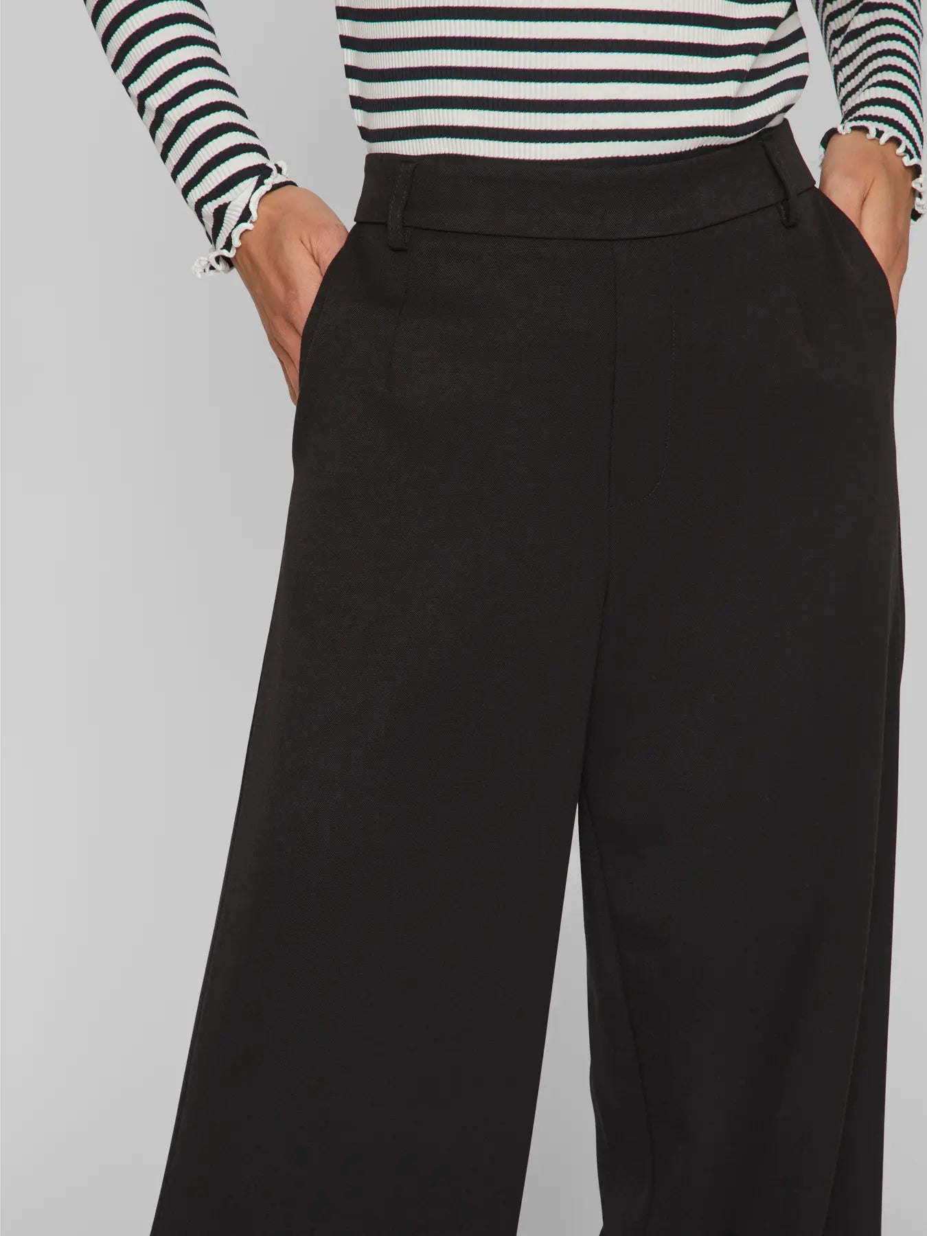 VL VIVARONE HW WIDE PANT - black