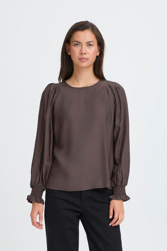 IC Wilma blouse - Shale brun