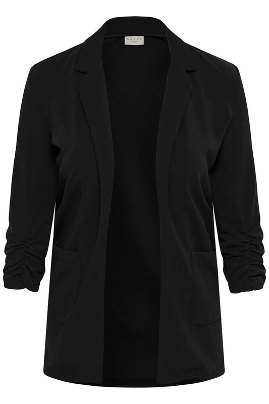 KA Pheobe 3/4 sleeve Blazer - black