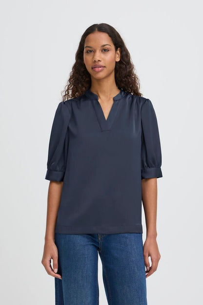 IC LETTA Shirt - Total Eclipse marine