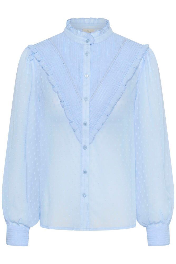 KA Leonora Shirt - lyseblå m/fine detaljer