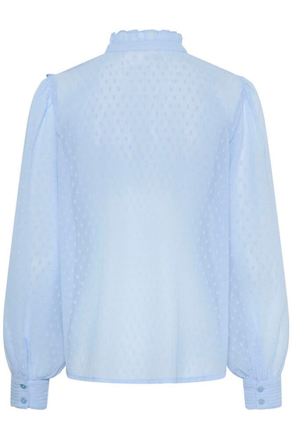 KA Leonora Shirt - lyseblå m/fine detaljer