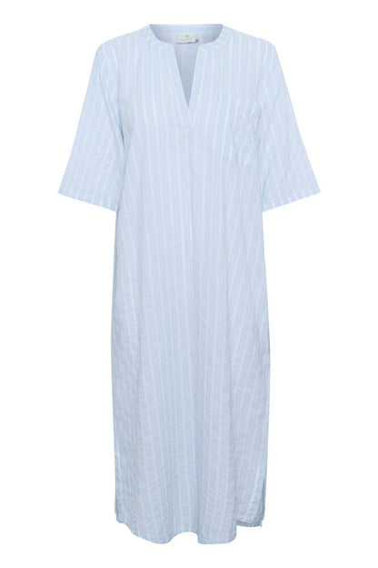KA Sara Kaftan Dress - blue/white stripe