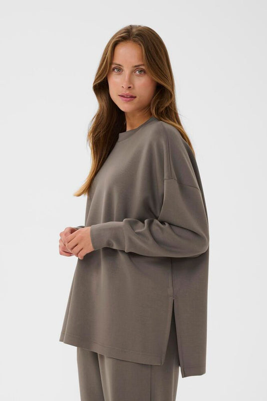 KA Annika Sweatshirt - Morel brun
