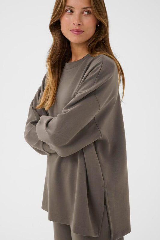 KA Annika Sweatshirt - Morel brun