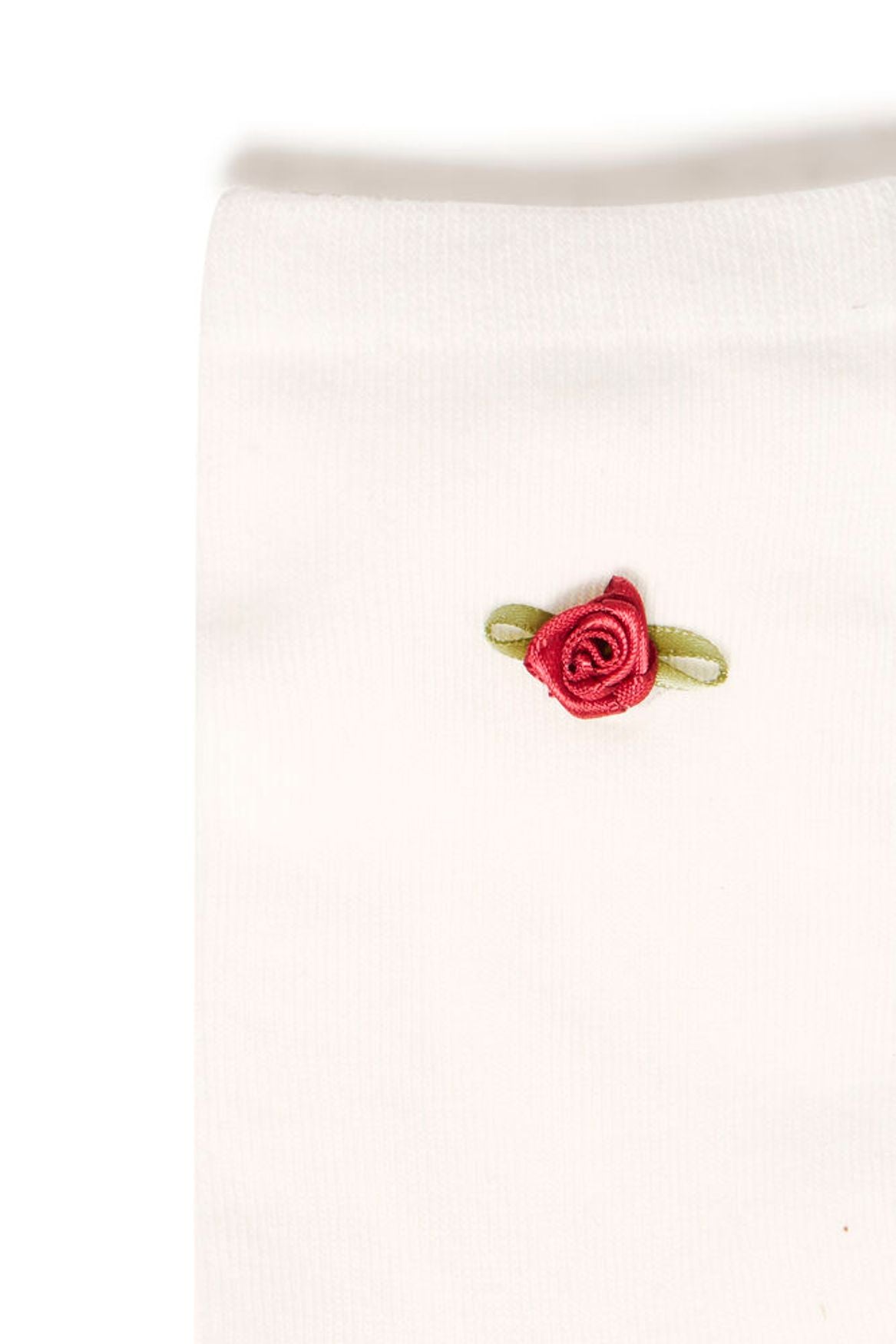 IC Rosa Socks - hvid m/rose