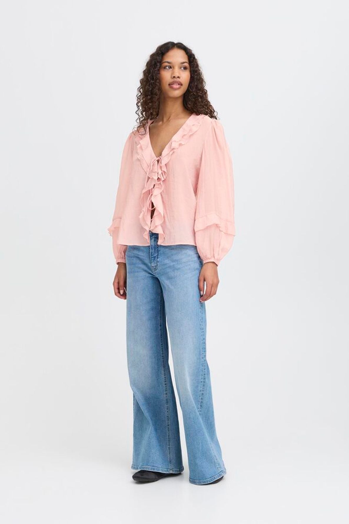 IC MILLE LS Shirt m/flæser - rosewater