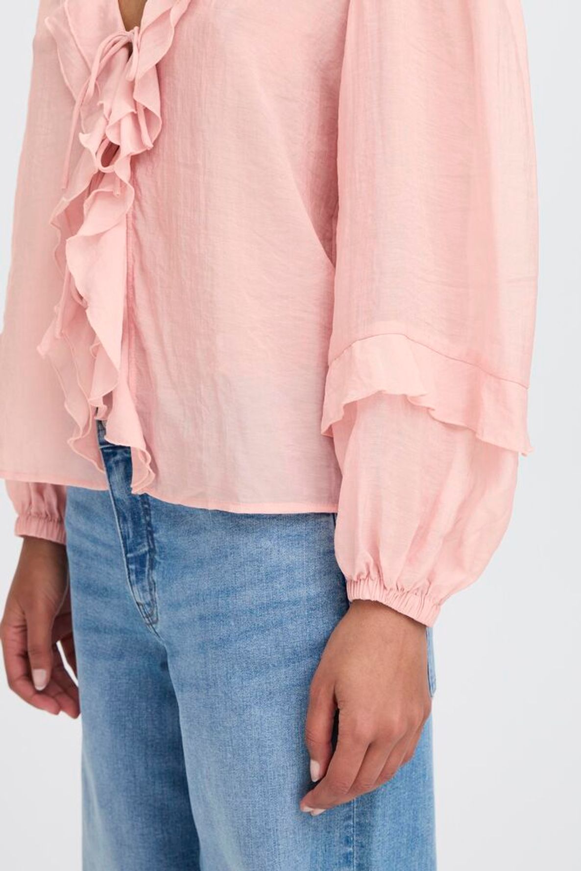 IC MILLE LS Shirt m/flæser - rosewater