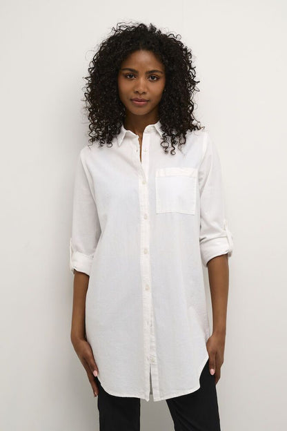 KA Naya Shirt Tunic - Chalk Hvid