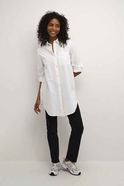 KA Naya Shirt Tunic - Chalk Hvid