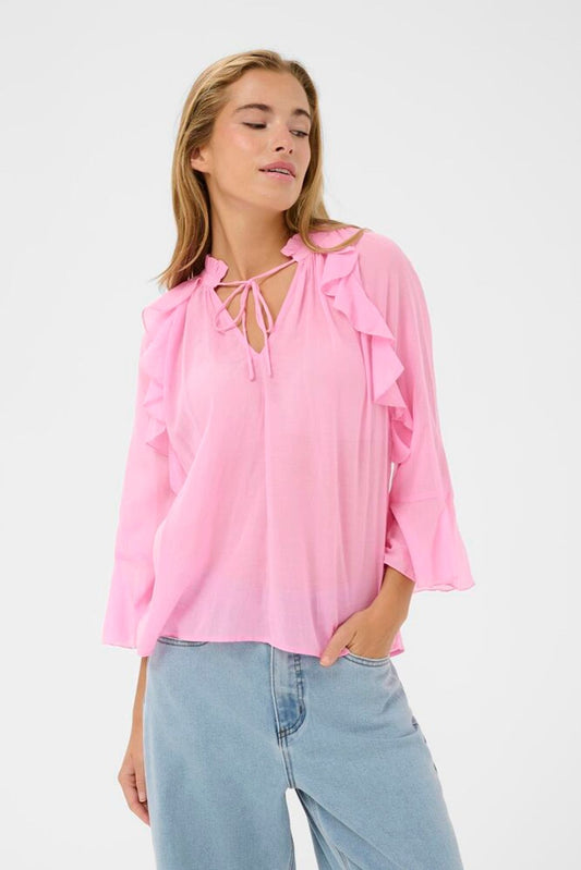 KA Flora Blouse - pink frosting