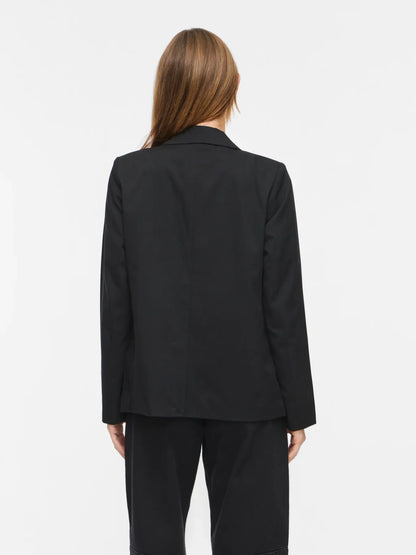 VL VIBELLA L/S BLAZER - BLACK - ENKELTRADET