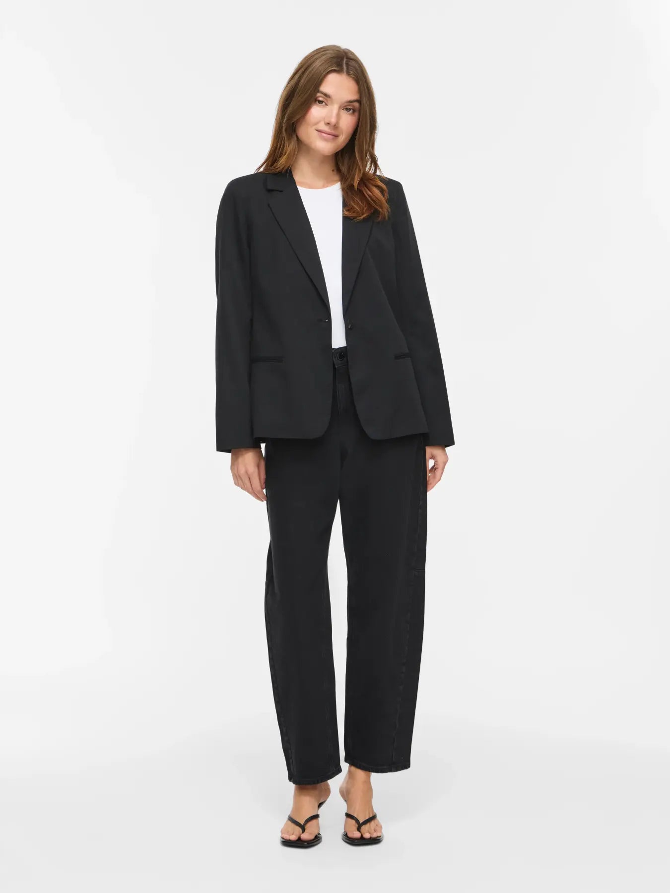 VL VIBELLA L/S BLAZER - BLACK - ENKELTRADET