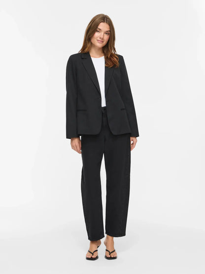 VL VIBELLA L/S BLAZER - BLACK - ENKELTRADET