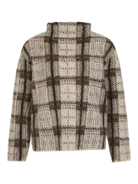VL VIARGOT HIGH NECK KNIT - BRUNLIG TERN