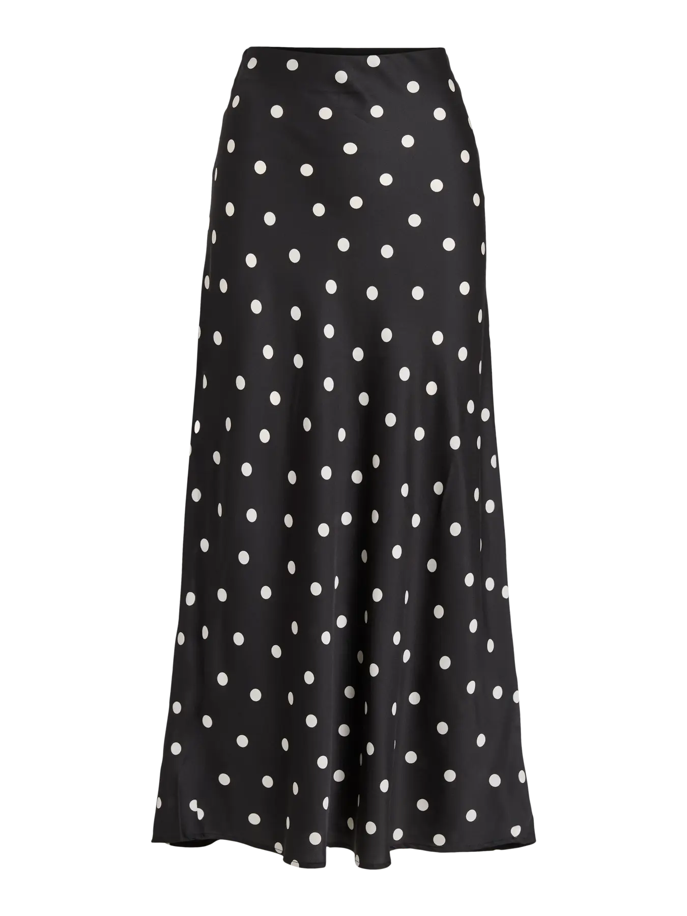 VIELLETTE HW MIDI SKIRT - black - white dots