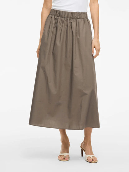 VL VISOPHIE HW ANKLE SKIRT -Falcon brown