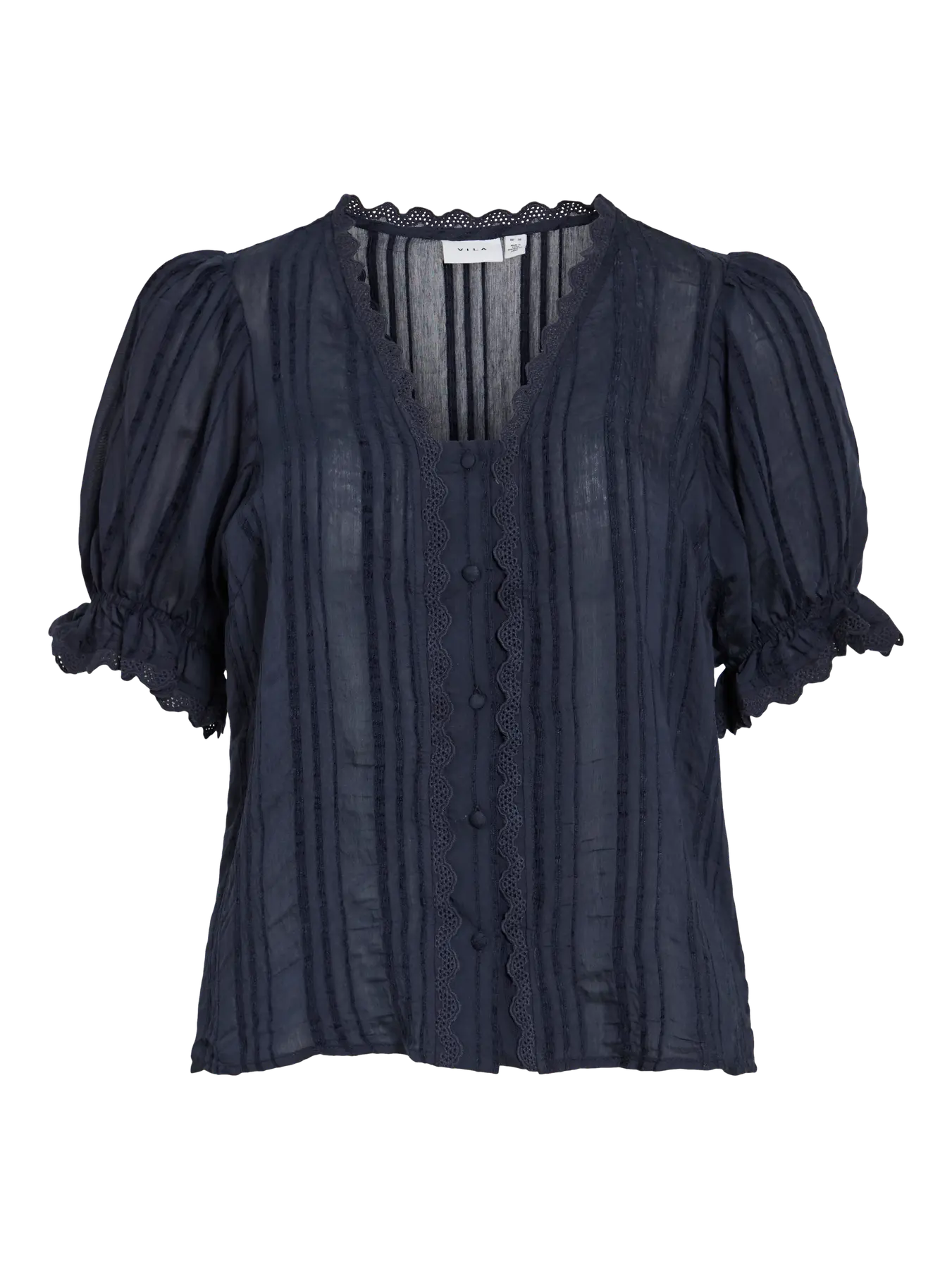 VL Vicasja 2/4 V-Neck shirt - marine