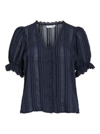 VL Vicasja 2/4 V-Neck shirt - marine