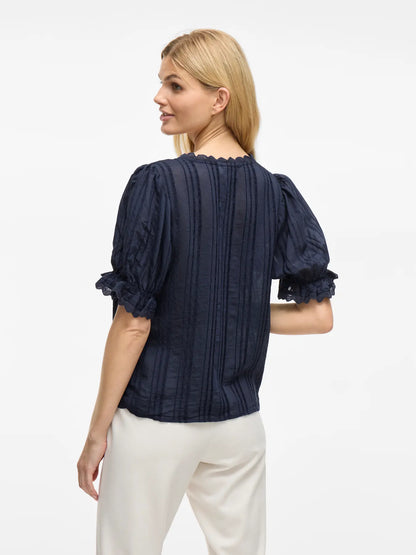 VL Vicasja 2/4 V-Neck shirt - marine