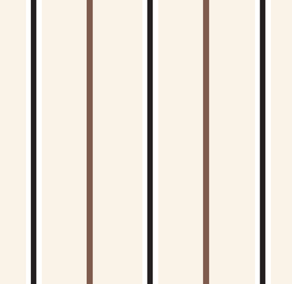 IC LINNO TO4 - hør top - brown stripe