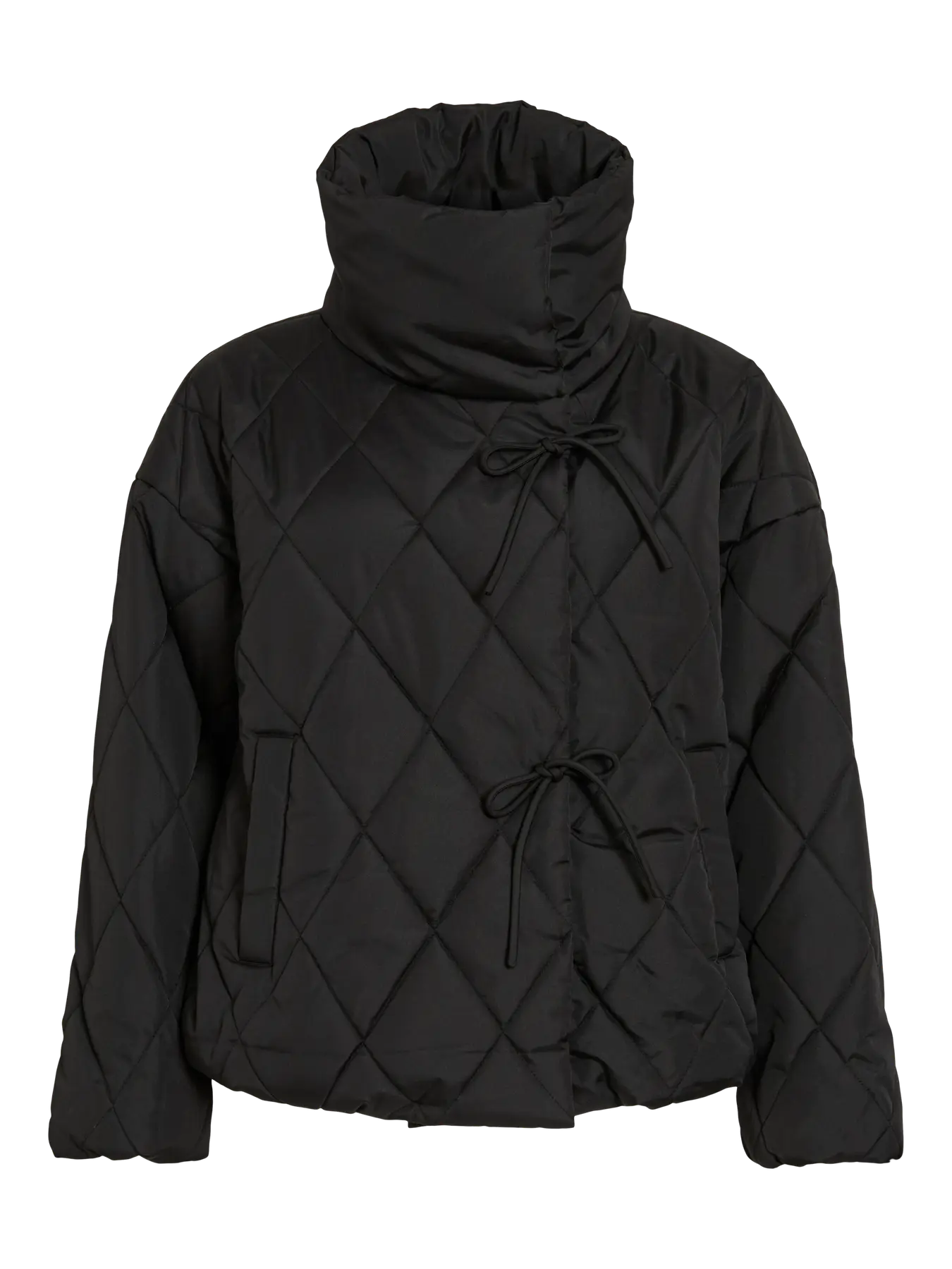 VL - VIBUMBLE L/S PUFFER JACKET - BLACK