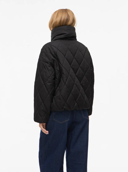 VL - VIBUMBLE L/S PUFFER JACKET - BLACK