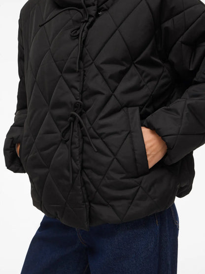VL - VIBUMBLE L/S PUFFER JACKET - BLACK