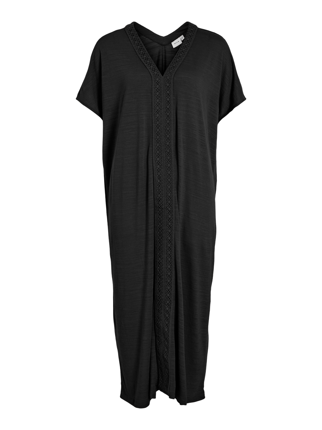 VL Vibrielle V-neck midi kaftan -sort