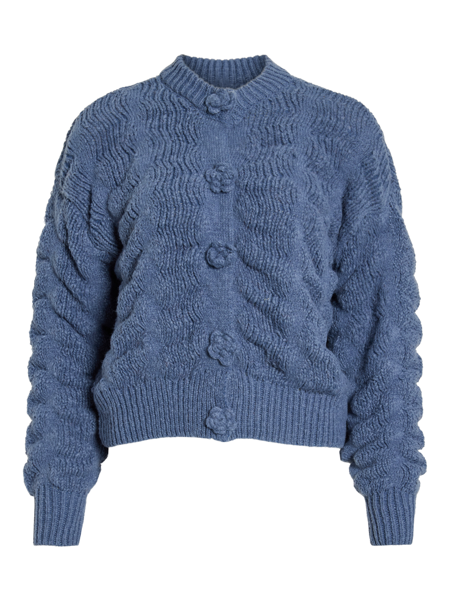 VL VICHANA L/S KNIT CARDIGAN - BLUE