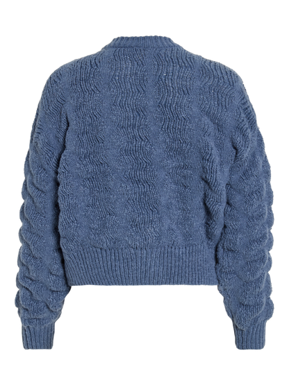 VL VICHANA L/S KNIT CARDIGAN - BLUE