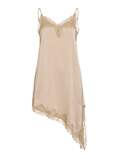 VL VILACEY STRAP DRESS - beige