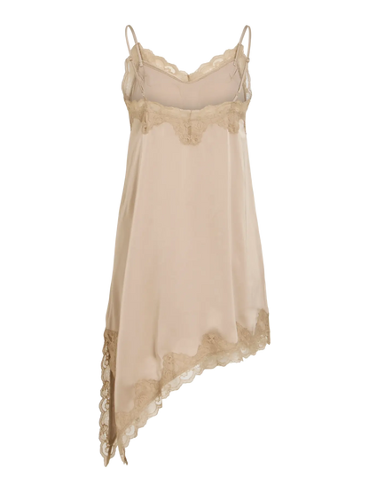 VL VILACEY STRAP DRESS - beige